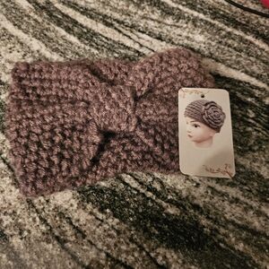Threadzwear Elegant Knit Headband in Brown